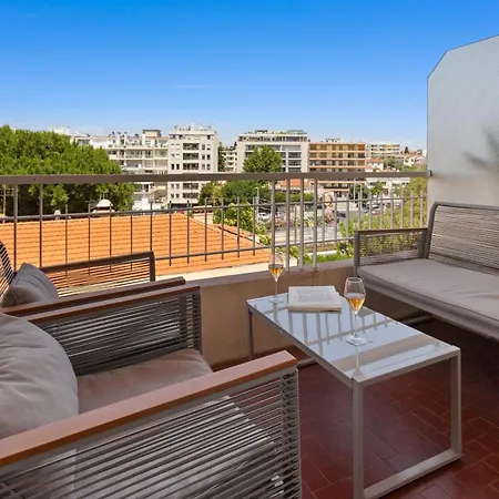 Le Mistral - Centre - Ac - Wi-fi Апартаменти Жюан-ле-Пен